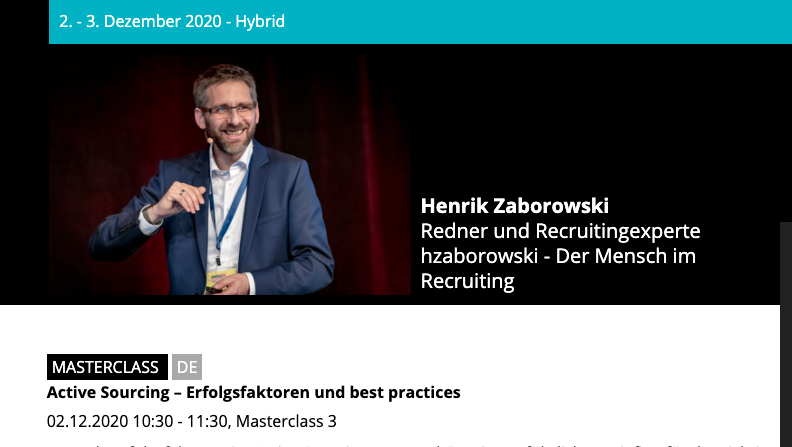 TALENTpro vom 2./3. Dezember 2020 in München