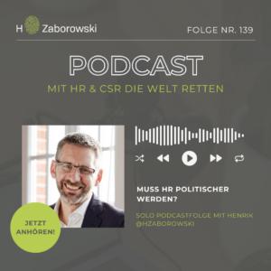 Muss HR politischer werden?