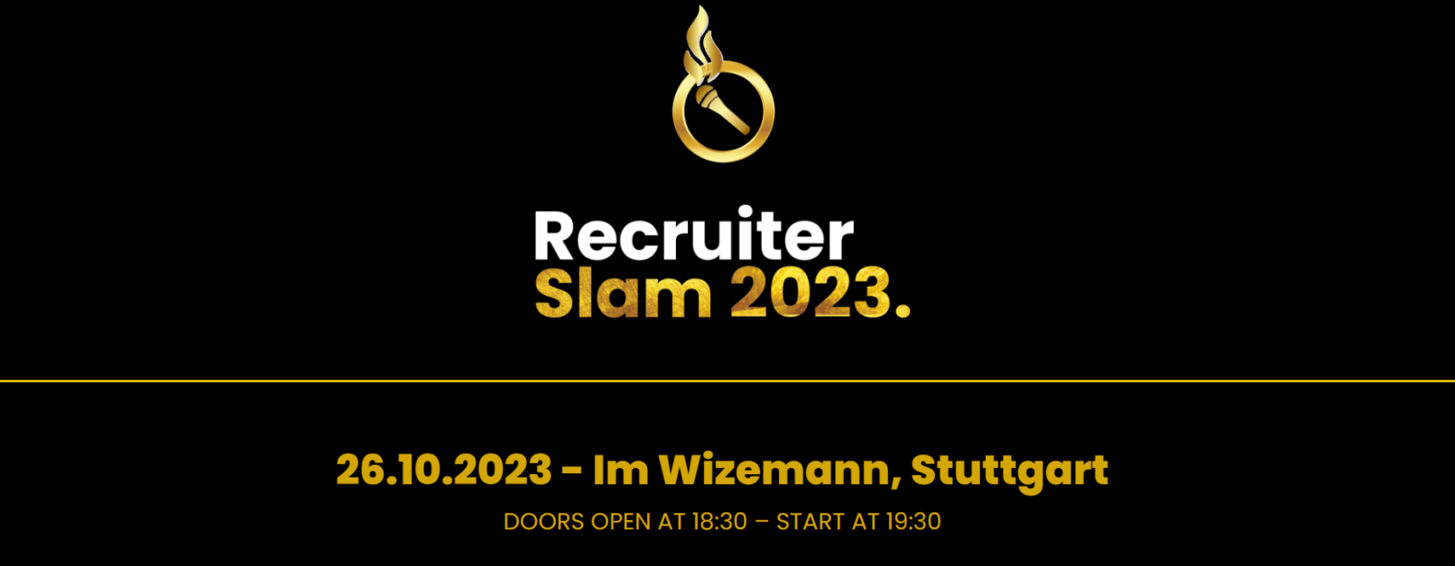 Recruiter Slam am 26. Oktober 2023 in Stuttgart