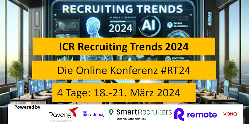 ICR Recruiting Trends 2024 am 18. März 2024 (online)