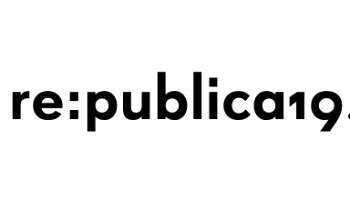 re:publica am 8. Mai 2019 in Berlin